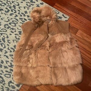 Chloe Leather Lamb Vest